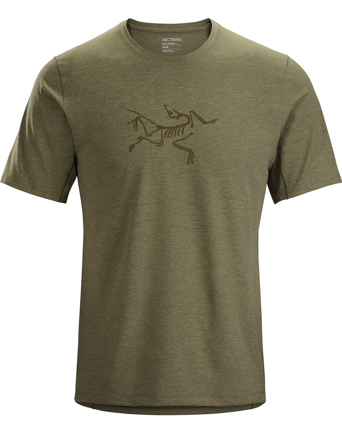 T-shirt Arc'teryx Cormac Logo Uomo Profondo Verdi - IT-3137941